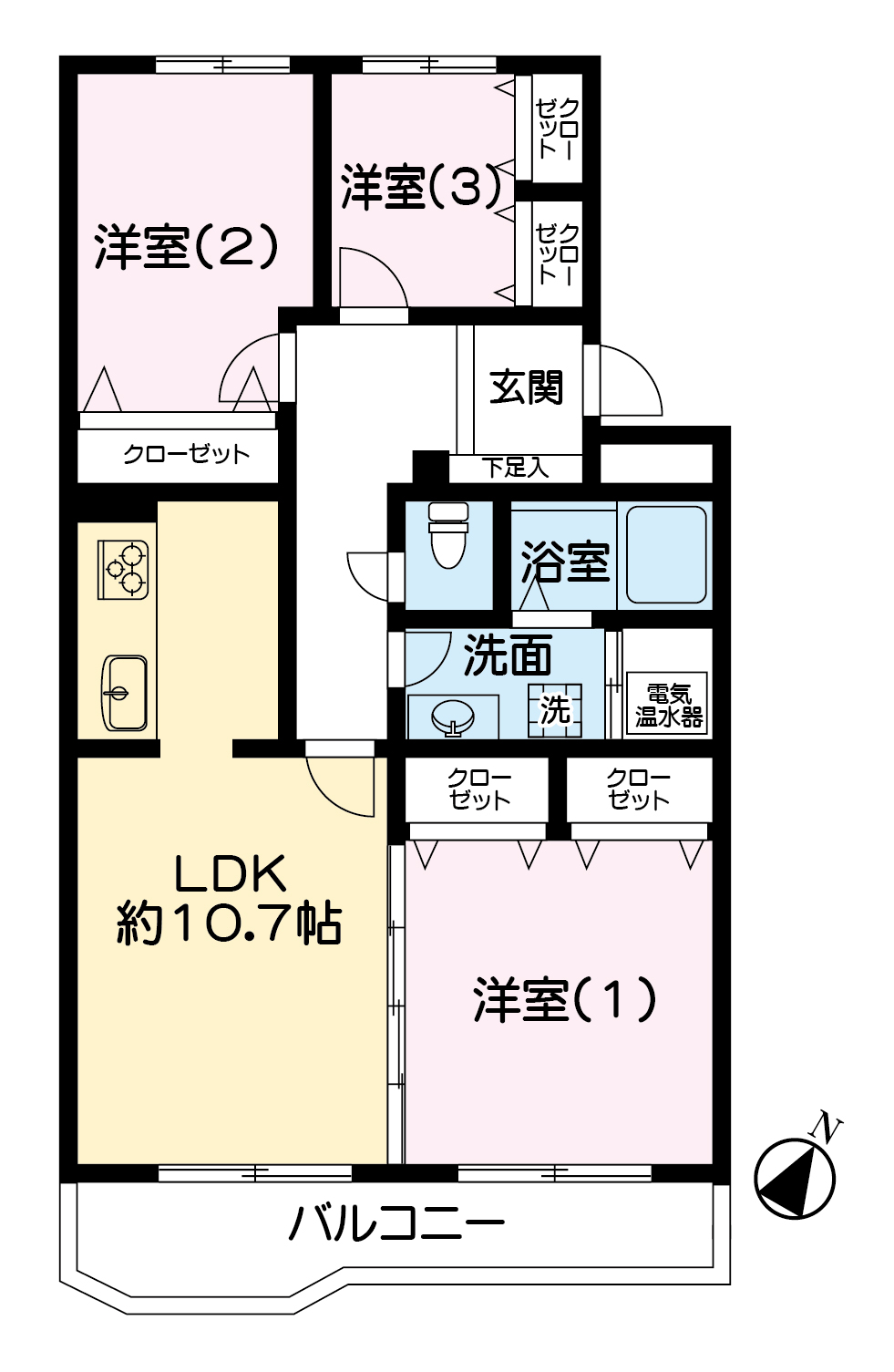 間取図（平面図）　